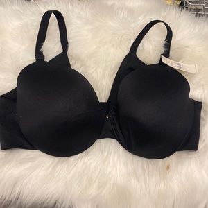 Cacique Body Smoothing Collection Black Back Smoothing Bra 44D NWT